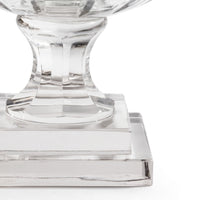 Zodax Maison de Verre Straight Cut Glass Hurricane Taper Holder