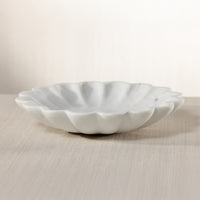 Zodax Scallop Flower Marble Bowl