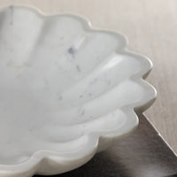 Zodax Scallop Flower Marble Bowl