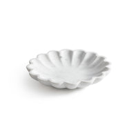 Zodax Scallop Flower Marble Bowl