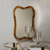 Zodax Marrakesh Amber Resin Wall Mirror