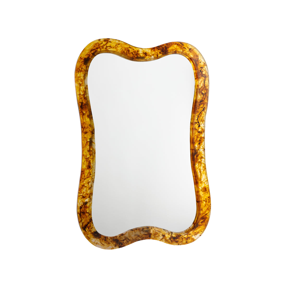 Zodax Marrakesh Amber Resin Wall Mirror