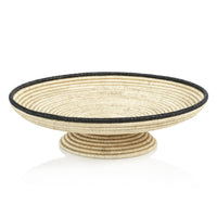Zodax Martera 23.5" Diameter Coiled Abaca Footed Large Bowl