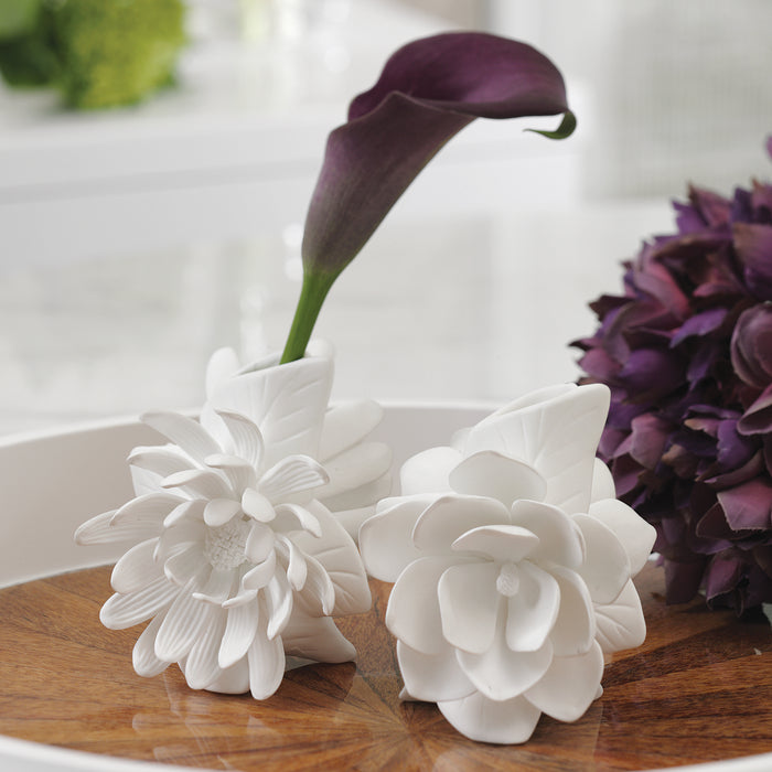 Zodax 4-Piece Cameo Porcelain Vase Set