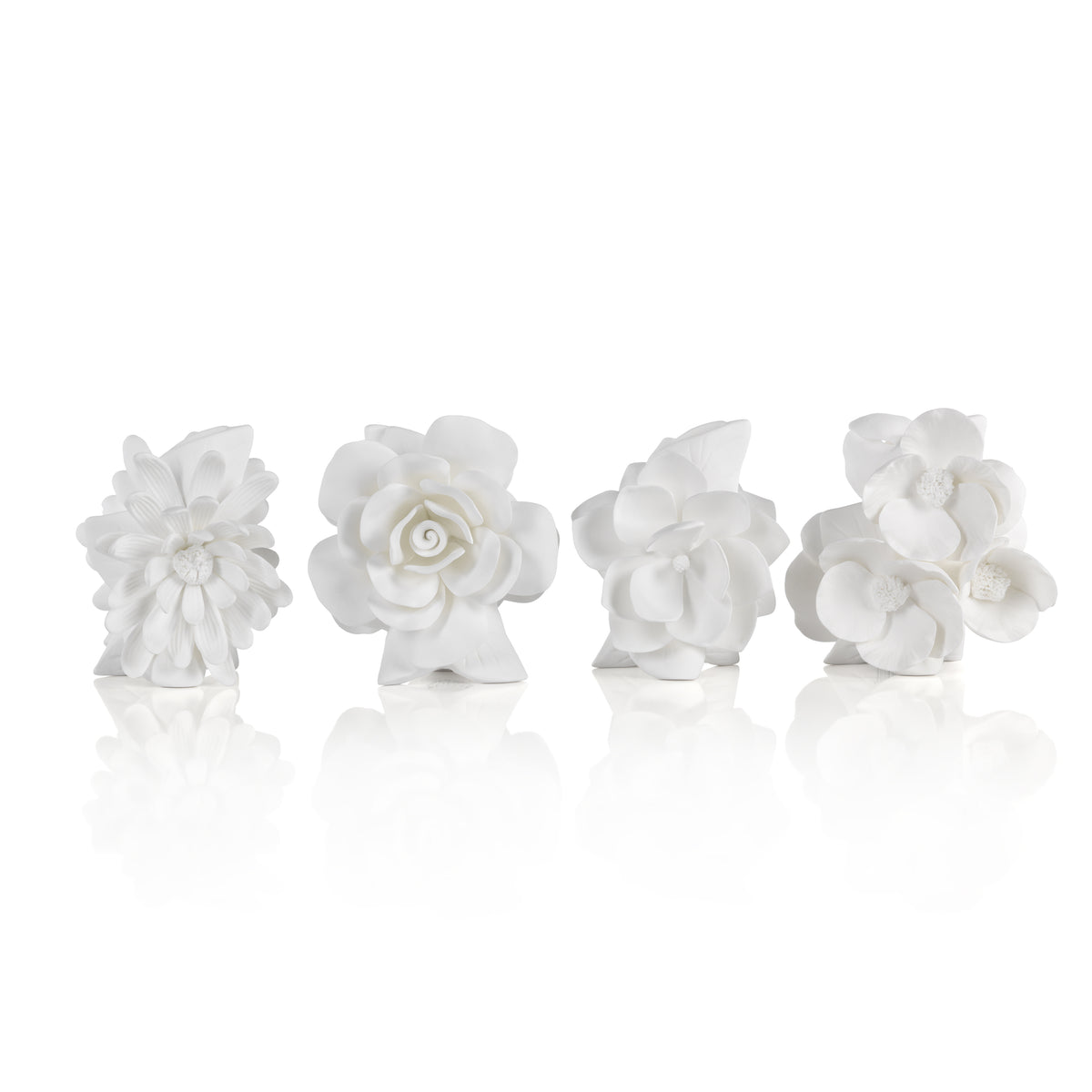 Zodax 4-Piece Cameo Porcelain Vase Set