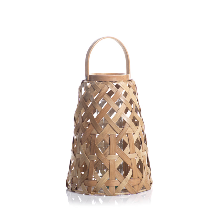 Zodax Davao 17" Tall Rattan Decorative Lantern