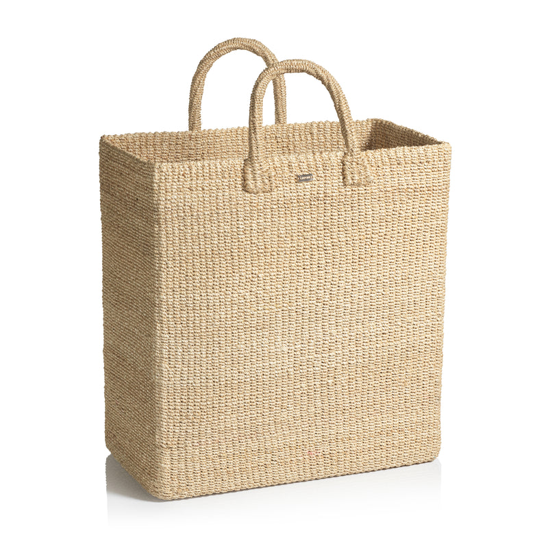 Zodax Lucena Abaca Basket/Hamper, Rectangle