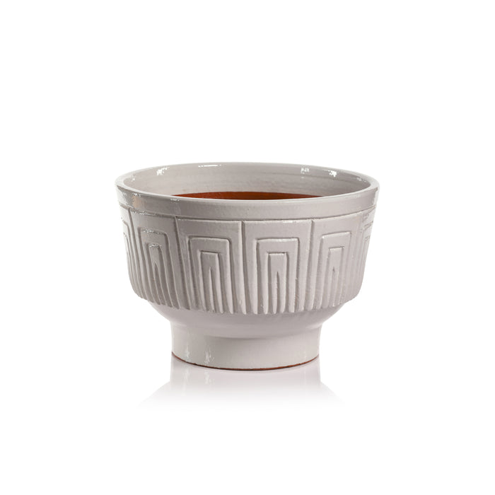 Zodax Vienna 15" Diameter Ceramic Planter / Bowl