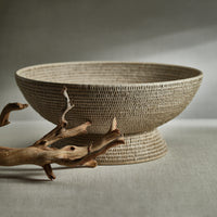 Zodax Surbiton Large Rattan Footed Bowl