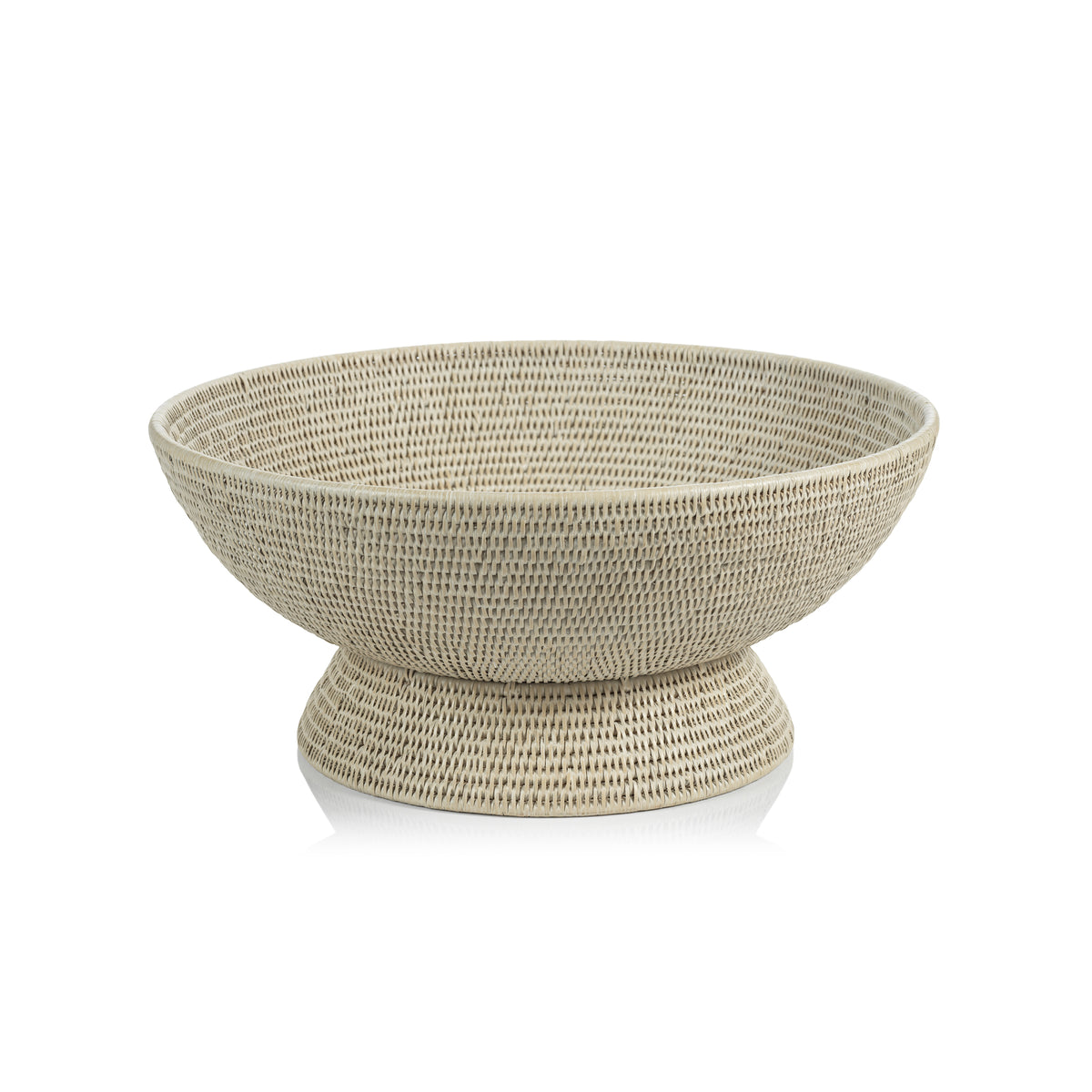 Zodax Surbiton Large Rattan Footed Bowl