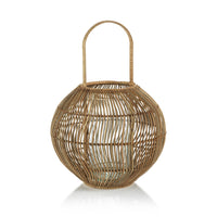 Zodax Teramo Rattan Woven Decorative Lantern, Large