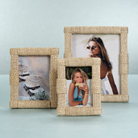 Zodax Faenza Abaca Rope Photo Frame, 8" x 10"