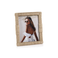 Zodax Faenza Abaca Rope Photo Frame, 8" x 10"