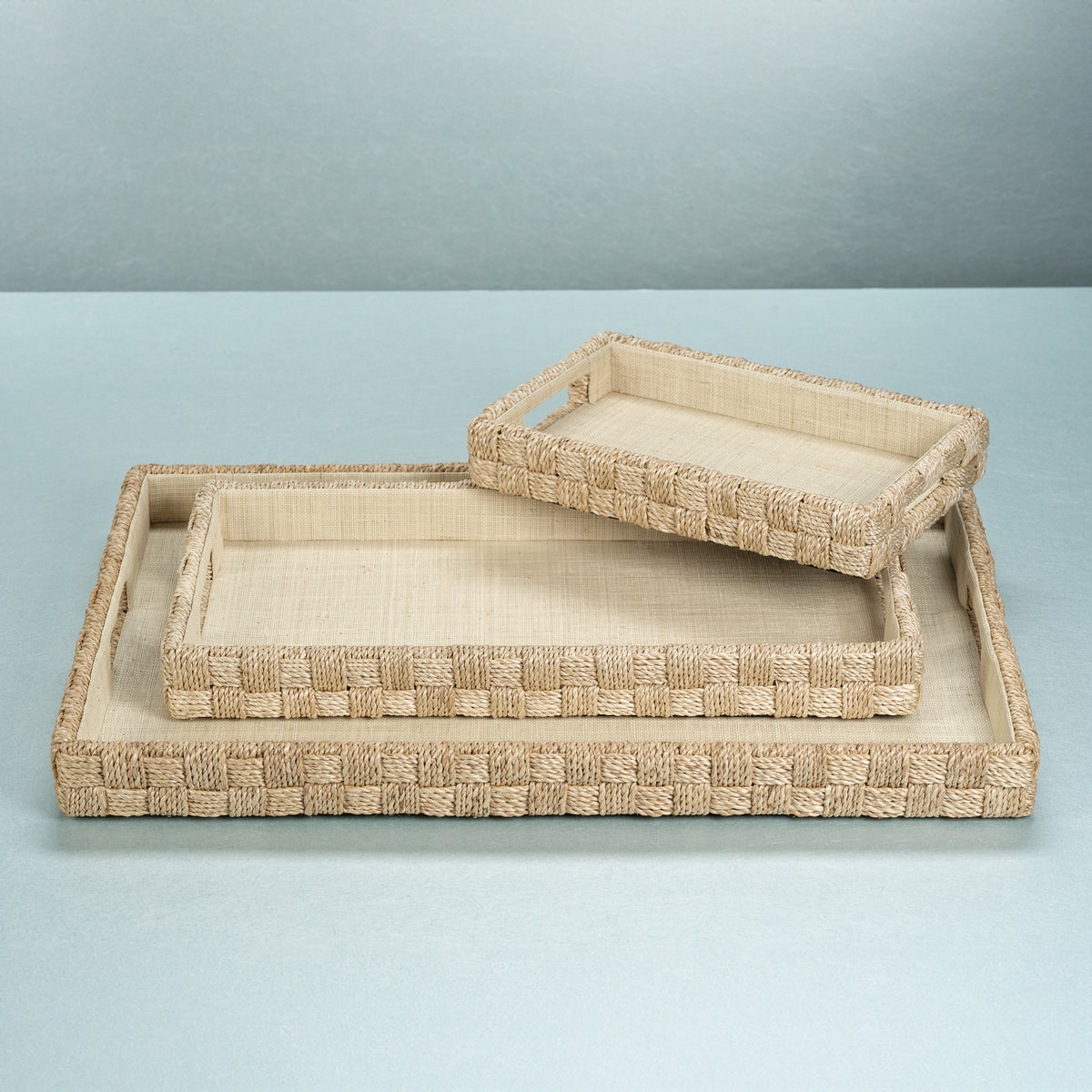 Zodax Faenza Abaca Rope Serving Tray, Small