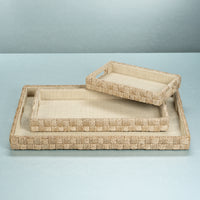 Zodax Faenza Abaca Rope Serving Tray, Small