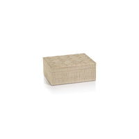 Zodax Lazarev Woven Raffia Box, Small