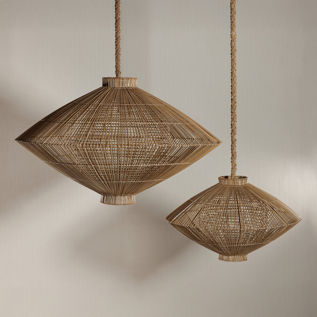 Zodax Buri Diamond Weave Pendant Light Shade, Small