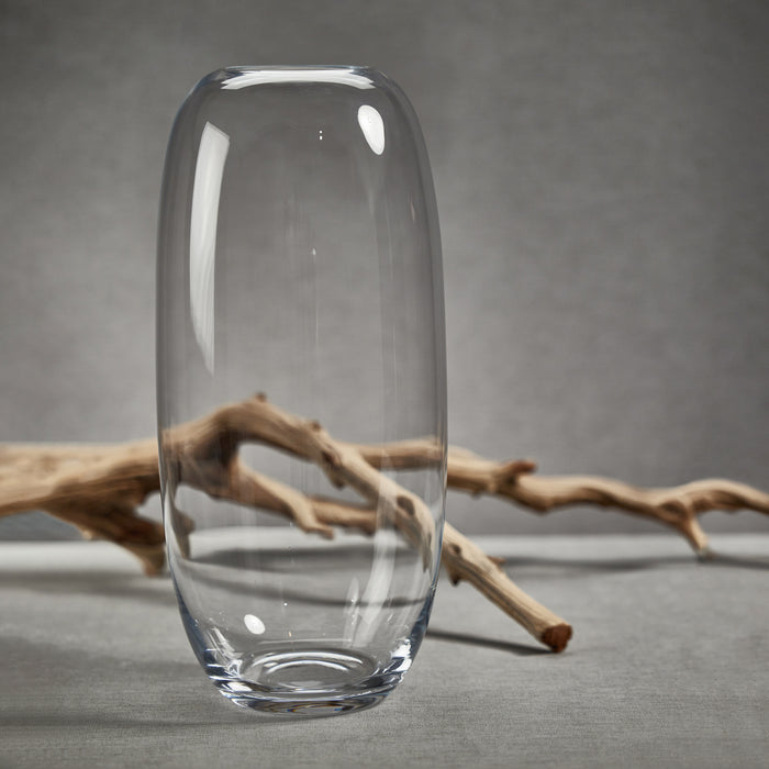 Zodax Garrison 19.75" Tall  Blown Glass Vase