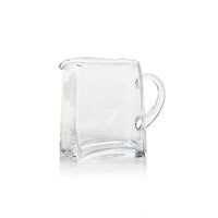 Zodax Reginald Blown Glass Scissor Cut Pitcher