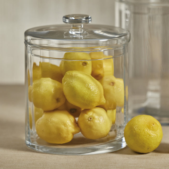 Zodax Blendon Optic Glass Bonbonniere, Small