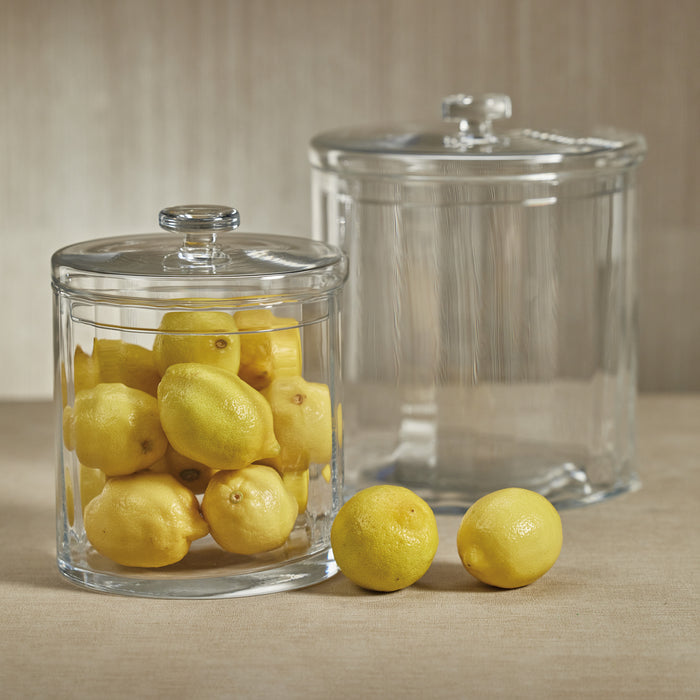 Zodax Blendon Optic Glass Bonbonniere, Small