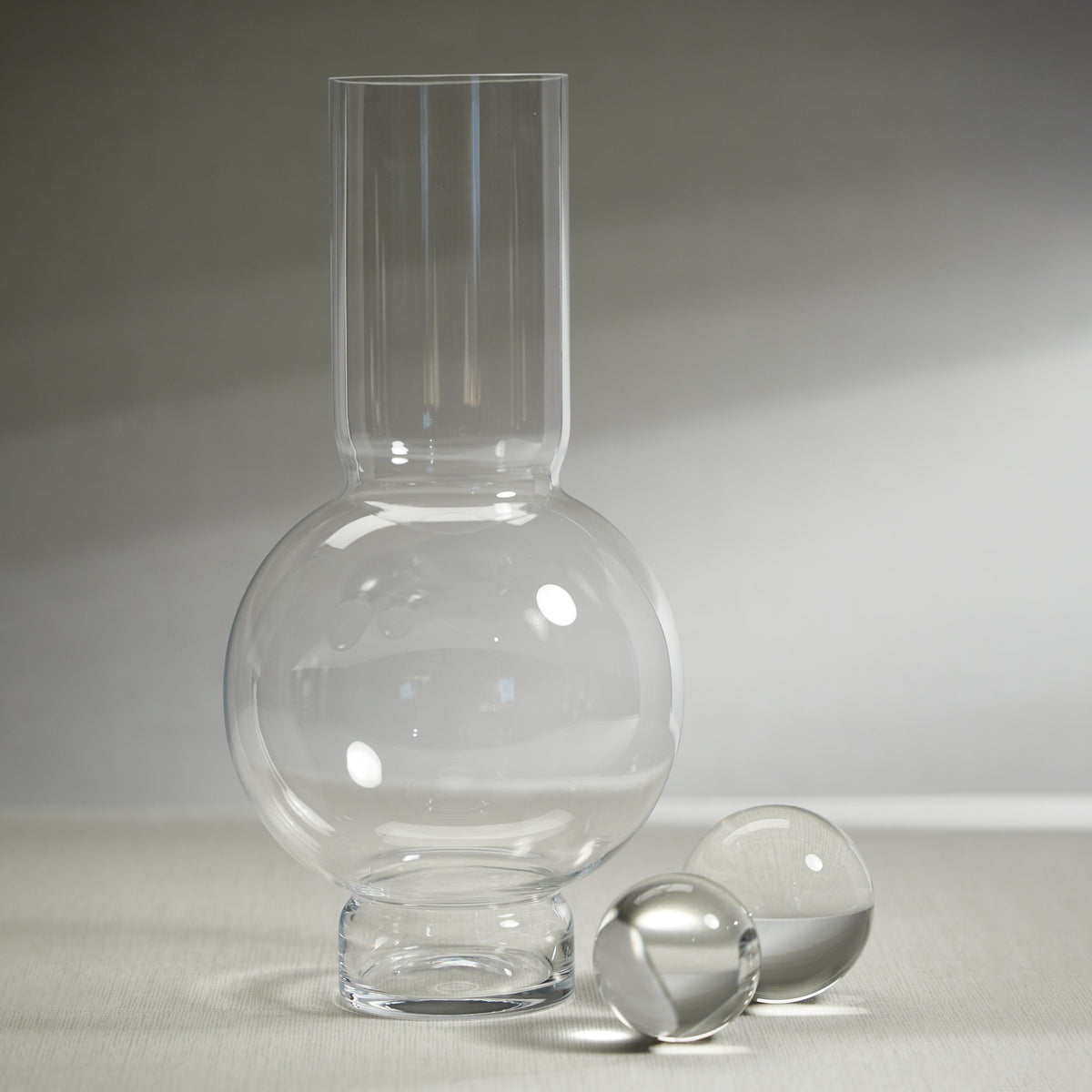 Zodax Chaumont Glass Vase, Clear