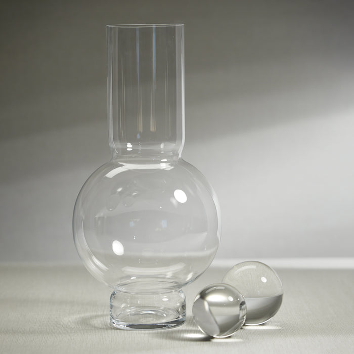 Zodax Chaumont Glass Vase, Clear