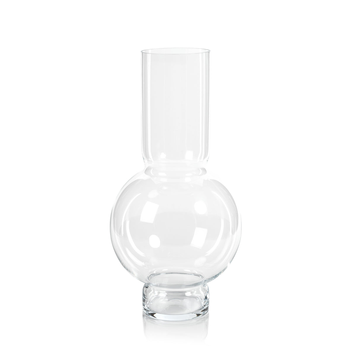 Zodax Chaumont Glass Vase, Clear