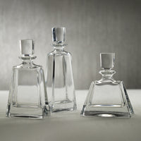 Zodax Beddington Crystal Glass Decanter, 5" x 10.5"