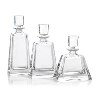 Zodax Beddington Crystal Glass Decanter, 5" x 10.5"
