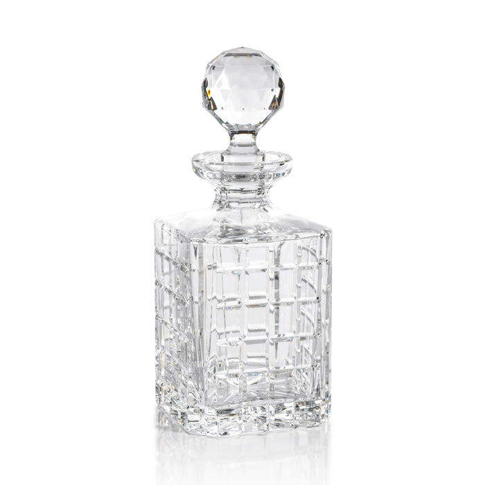Zodax Ezekiel Crystal Glass Whiskey & Brandy Decanter