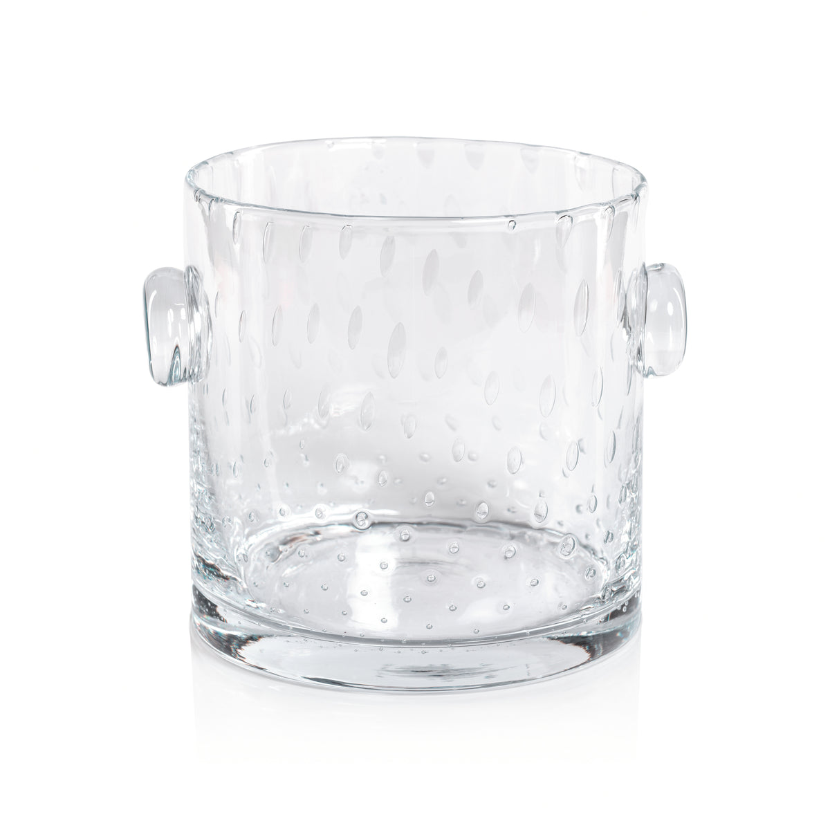 Zodax Lagoon Bubbled Glass Ice Bucket, Small