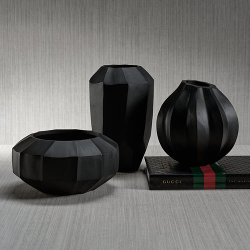 Zodax Satori Sawtooth Mango Wood Vase