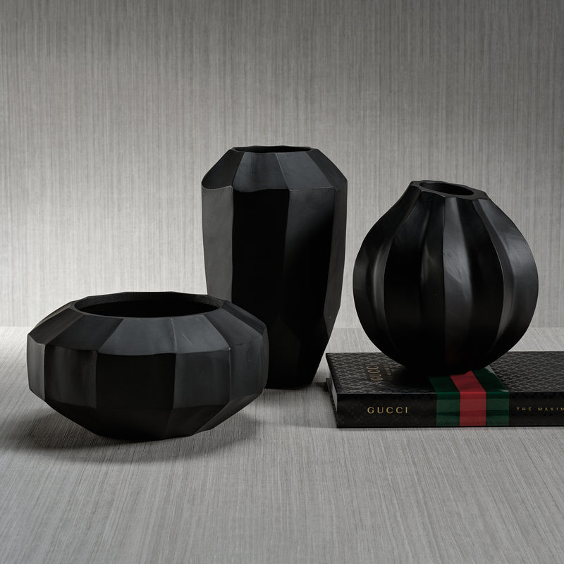 Zodax Satori Sawtooth Mango Wood Vase