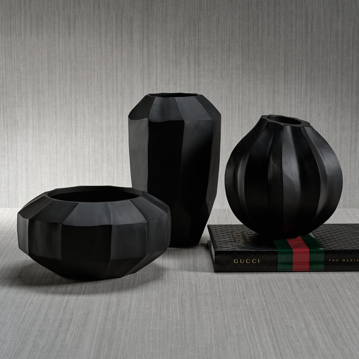 Zodax Satori Faceted Mango Wood Vase, Tall
