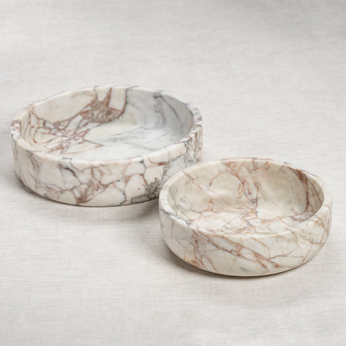Zodax Rezi Matt Marble Bowl, 8"
