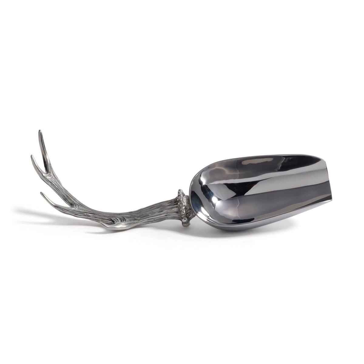 Zodax St. Anton Pewter Antler Ice Scoop