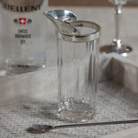 Zodax St. Anton Pewter & Glass Shaker with Stirrer