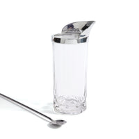 Zodax St. Anton Pewter & Glass Shaker with Stirrer