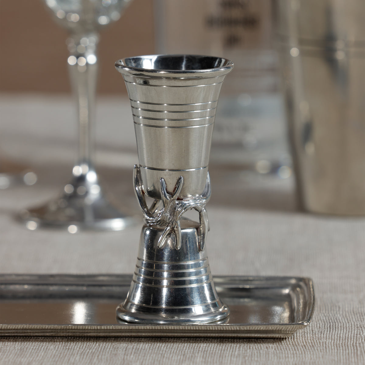 Zodax St. Anton Pewter Jigger
