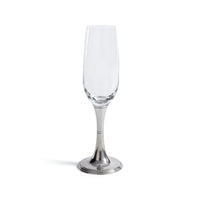Zodax St. Moritz Pewter & Glass Champagne Flute