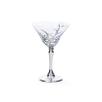 Zodax St. Moritz Pewter & Glass Martini Glass