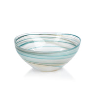 Zodax Lagoon 5.75-Inch Tall Alabaster Glass Bowls, Set of 2