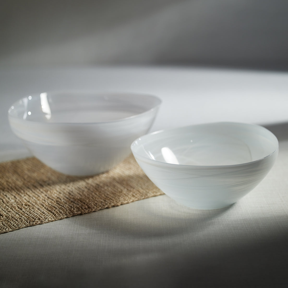 Zodax Reneta Alabaster Glass Bowls, Set of 6