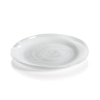 Zodax Reneta Alabaster Glass Plates, 10.25", Set of 6