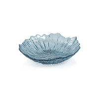 Zodax Axel Icy Sapphire Freeform Glass Serving Bowls, Set of 6
