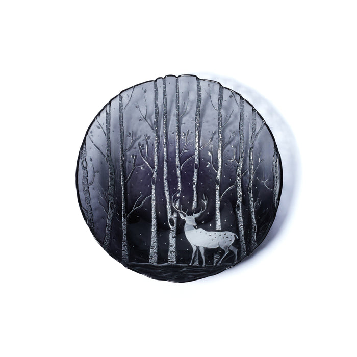 Zodax Wilderness Glass Serving Bowls, Set of 6 – Side Dish & Appetizer Bowls, Smoke