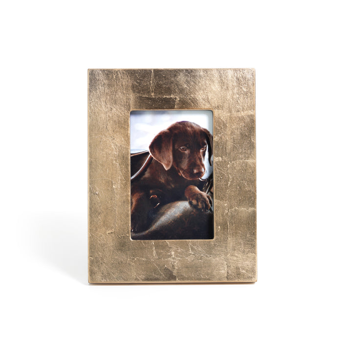 Zodax Gold Leaf Photo Frame, 4" x 6"