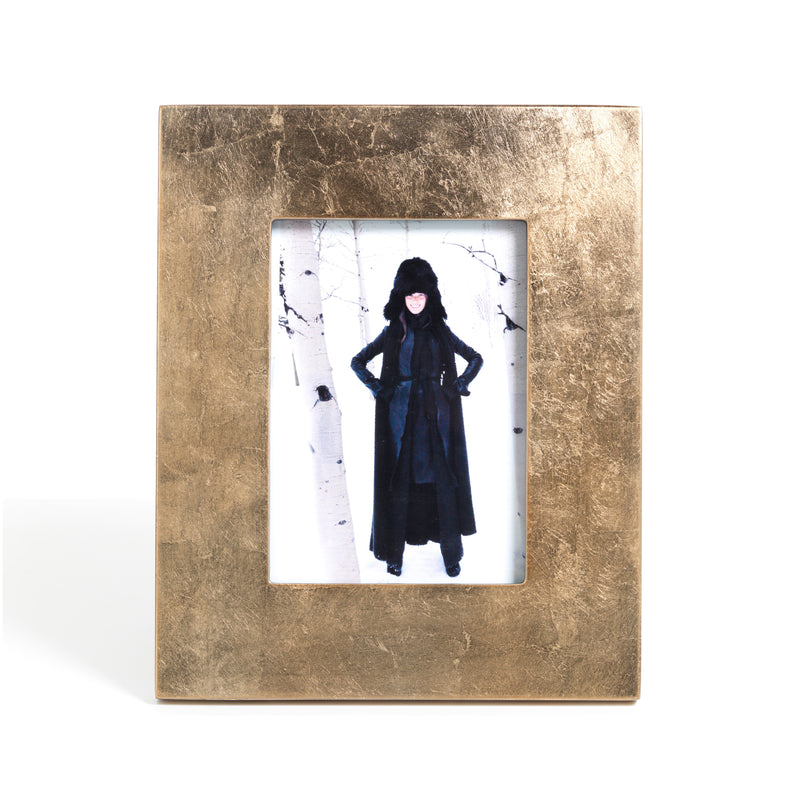 Zodax Gold Leaf Photo Frame, 5" x 7"