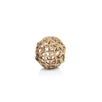 Zodax 8-Piece Water Hyacinth Twisted Fill Decorative Ball Set, 4.75"